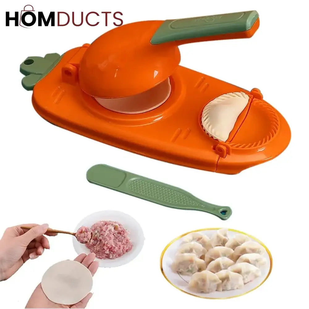 Momos Making, 2 in 1 Dumpling Maker Mould Machine, Kitchen Dumpling Making Tool and Dumpling Puri Maker