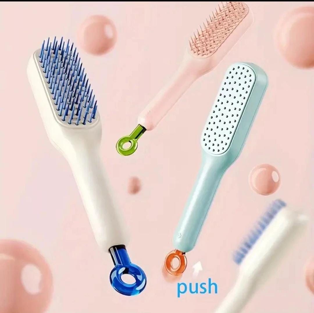 Self Cleaning Hair Brush, Magic Hair Comb